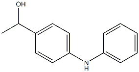 4-(1-Hydroxyethyl)phenylphenylamine 结构式
