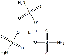 Tris(amidosulfuric acid)erbium salt 结构式