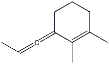 1,2-Dimethyl-3-(1-propen-1-ylidene)cyclohexene 结构式