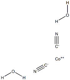 Cobalt dicyanide dihydrate 结构式