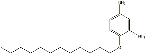 4-(Dodecyloxy)-1,3-phenylenediamine 结构式