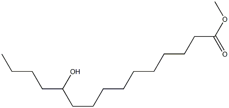 11-Hydroxypentadecanoic acid methyl ester 结构式