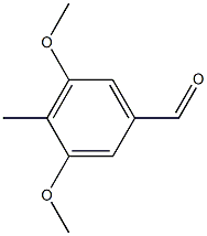 4-Methyl-3,5-dimethoxybenzaldehyde 结构式