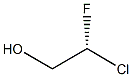 [R,(+)]-2-Chloro-2-fluoroethanol 结构式