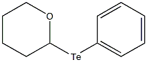 2-Phenyltellurotetrahydro-2H-pyran 结构式