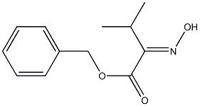2-Hydroxyimino-3-methylbutanoic acid benzyl ester 结构式