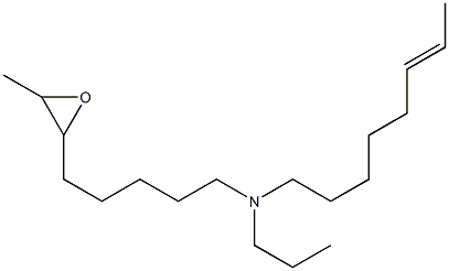 N-Propyl-N,N-di(6-octenyl)amine oxide 结构式