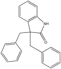 3,3-Dibenzylindolin-2-one 结构式