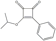 3-Phenyl-4-isopropoxy-3-cyclobutene-1,2-dione 结构式