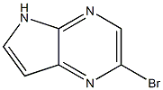 2-bromo-5H-pyrrolo[3,2-b]pyrazine
 结构式