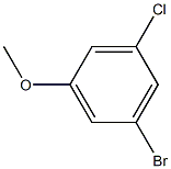 3-氯-5-溴苯甲醚 结构式