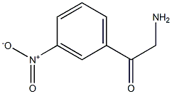 2-amino-1-(3-nitrophenyl)ethanone 结构式