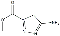 5-Amino-4H-pyrazole-3-carboxylic 
acid methyl ester 结构式