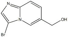 3-溴咪唑并[1,2-A]吡啶-6-甲醇 结构式