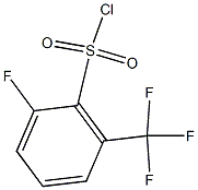 2-fluoro-6-trifluoromethylbenzenesulfonyl chloride 结构式