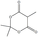 2,2,5-三甲基-1,3-二氧六环-4,6-二酮 结构式