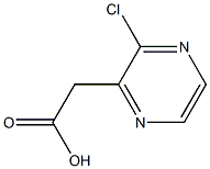 (3-Chloropyrazin-2-yl)-acetic acid 结构式