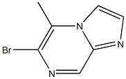 6-Bromo-5-methylimidazo[1,2-a]pyrazine 结构式