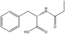 N-丙酰苯丙氨酸 结构式