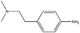 4-氨基-N,N-二甲基苯乙胺 结构式