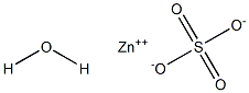 一水硫酸锌粉剂 结构式