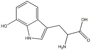 7-羟基-DL-色氨酸 结构式