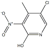 5-Chloro-4-methyl-3-nitro-pyridin-2-ol 结构式