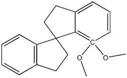 7, 7-Dimethoxy-1, 1-spirobiindane 结构式