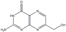 2-Amino-7-(hydroxymethyl)-4(3H)-pteridinone 结构式