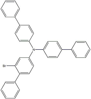 N,N-di(1,1'-biphenyl-4-yl)-2-bromo-[1,1-biphenyl]4-amine