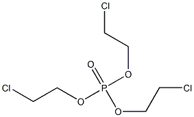 磷酸三(2-氯乙基)酯 结构式