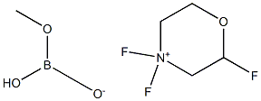 (吗啉-1-鎓-1-基甲基)三氟硼酸内盐 结构式