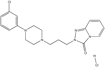 Trazodone Hydrochloride (for research only) 结构式
