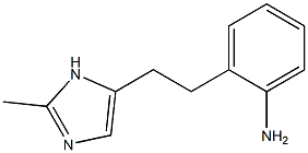 2-[2-(2-METHYL-IMIDAZOL-4-YL)-ETHYL]-PHENYLAMINE 结构式