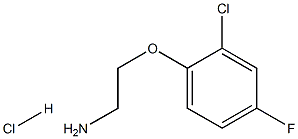 2-(2-CHLORO-4-FLUOROPHENOXY)ETHYLAMINE HYDROCHLORIDE 结构式