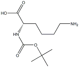 BOC-赖氨酸 结构式