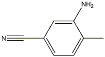 3-氨基-4-甲基苯腈 结构式