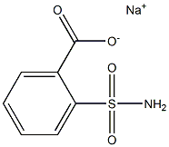 对氨磺酰苯甲酸钠 结构式