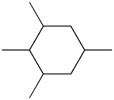 1,2,3,5-Tetramethylcyclohexame. 结构式
