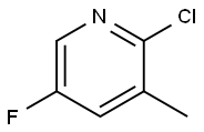 2-Chloro-5-fluoro-3-methylpyridine 98% 结构式