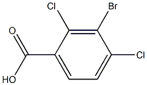3-Bromo-2,4-dichlorobenzoic acid 结构式
