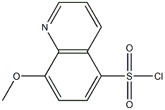 8-Methoxyquinoline-5-sulphonyl chloride 结构式