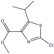 Methyl 2-chloro-5-isopropyl-1,3-thiazole-4-carboxylate 结构式
