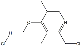 2-CHLOROMETHYL-3.5.-DIMETHYL-4-METHOXY PYRIDINE HYDOROCHLORIDE 结构式