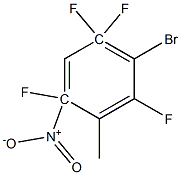 2-硝基-4-氟-5-溴三氟甲苯 结构式