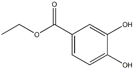 3 , 4-DIHYDROXY ETHYL BENZOATE 结构式