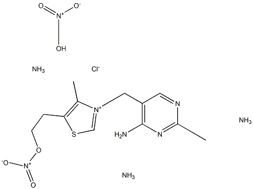 VITAMIN B1 MONONITRATE(THIAMINE MONONITRATE) 结构式