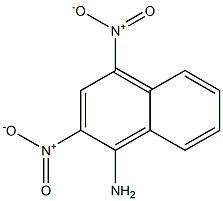 2,4-二硝-1-萘胺 结构式