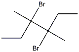 3,4-二溴-3,4-二甲基己烷 结构式