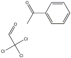 氯醛[合]苯乙酮 结构式